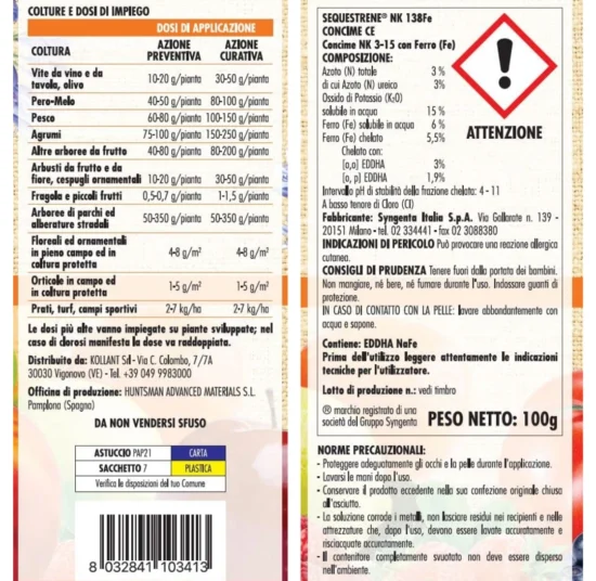 Concime per Foglie Ingiallite – Rimedio contro la Carenza di Ferro