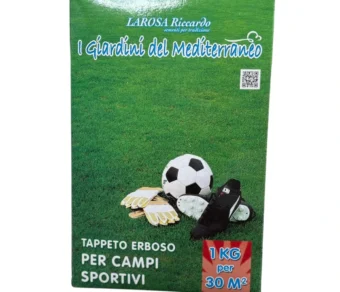 Semi Prato Campi Sportivi 1 kg – Miscuglio Resistente al Calpestio