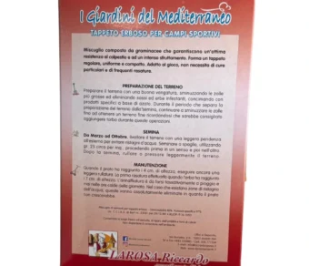 Semi Prato Campi Sportivi 1 kg – Miscuglio Resistente al Calpestio