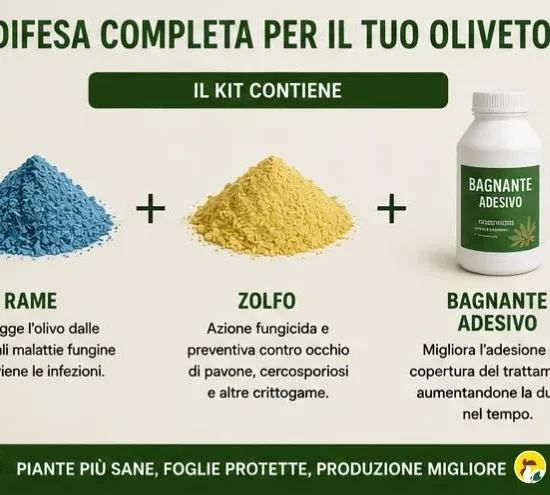 Trattamento malattie fungine olivo - Occhio di pavone