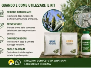 Trattamento Malattie Fungine Olivo kit completo