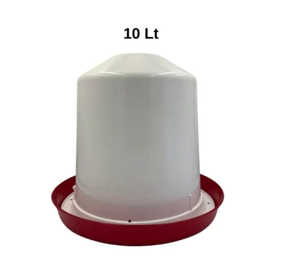 Abbeveratoio per galline a sifone antiribaltamento