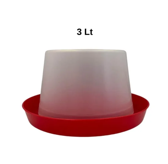 Abbeveratoio per galline a sifone antiribaltamento