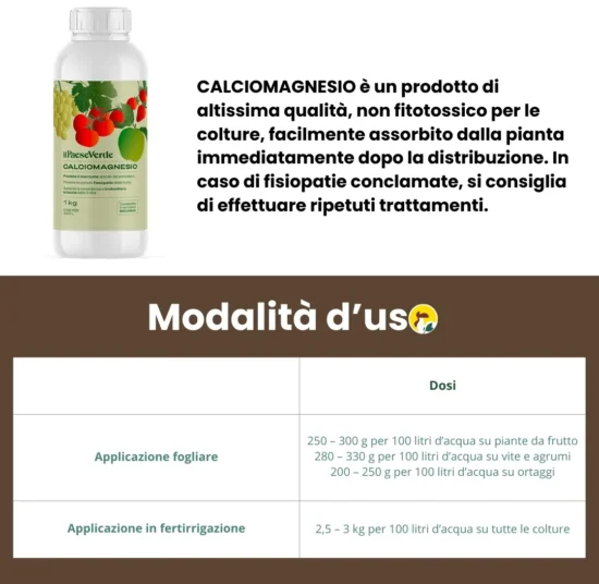 Concime calcio magnesio pomodori - contro il Marciume Apicale