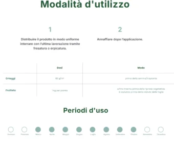 Concime BIO per Orto e Frutta - per ortaggi sani