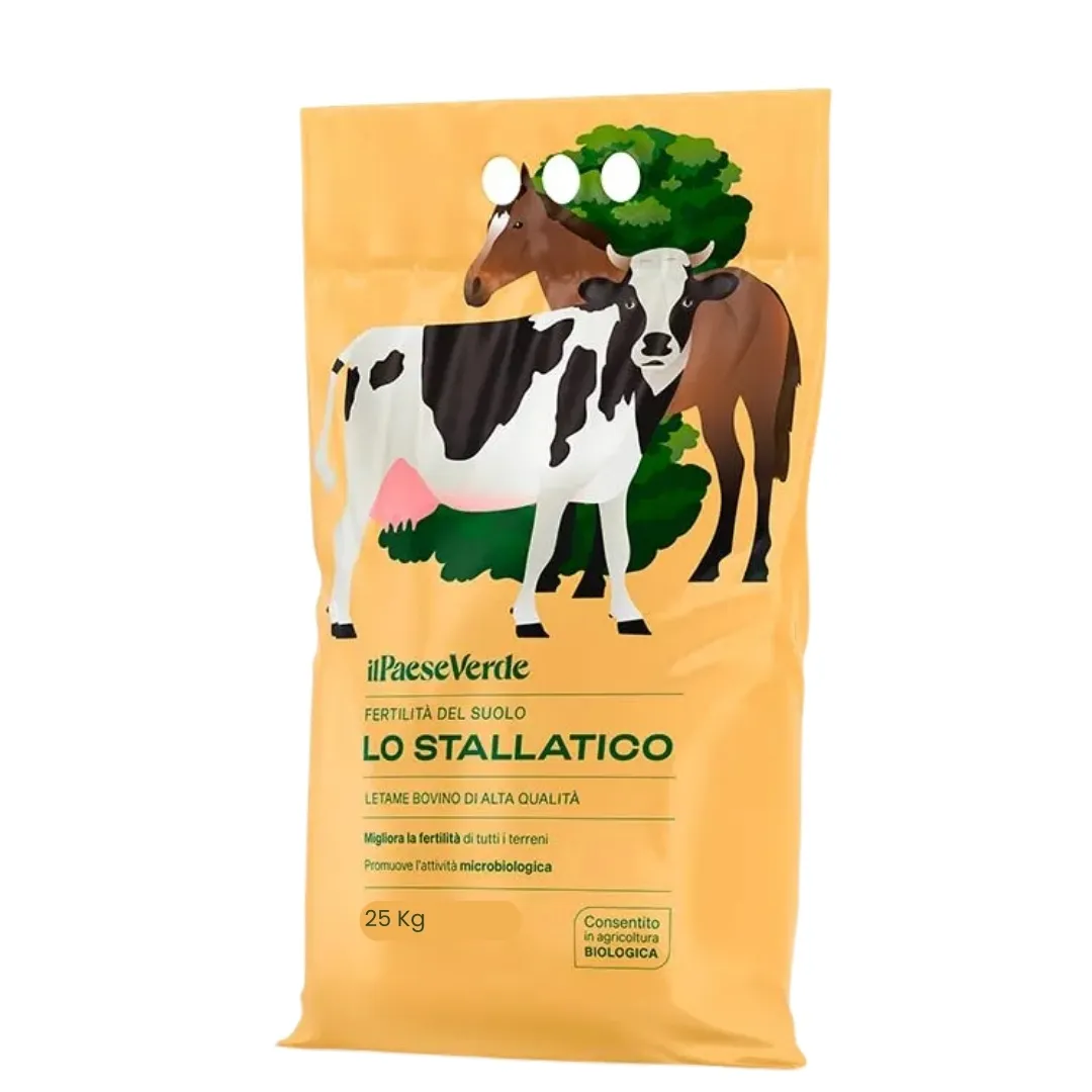Lo Stallatico Il Paese Verde 4kg (Confezione Da 2) - Concime Organico Biologico A Base Di Letame Bovino - 3