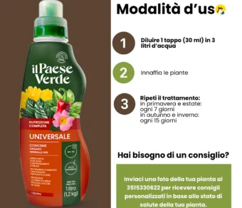 Concime universale Liquido - Il Paese Verde per Piante Sane