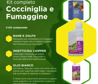 Kit Cocciniglia Limone + Fumaggine: Trattamento Completo