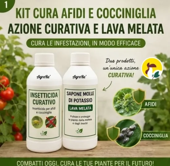 Kit cura afidi e cocciniglia