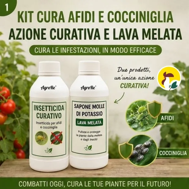 Kit cura afidi e cocciniglia
