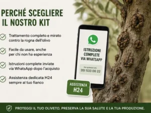 kit rogna dell'olivo assistenza post acquisto
