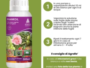 olio bianco per piante utilizzo