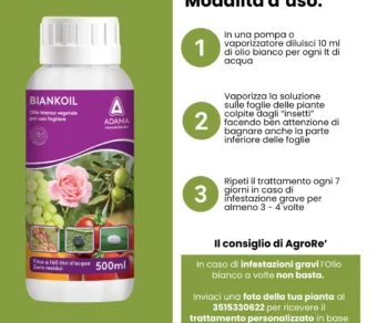 Olio Bianco per piante Insetticida Naturale